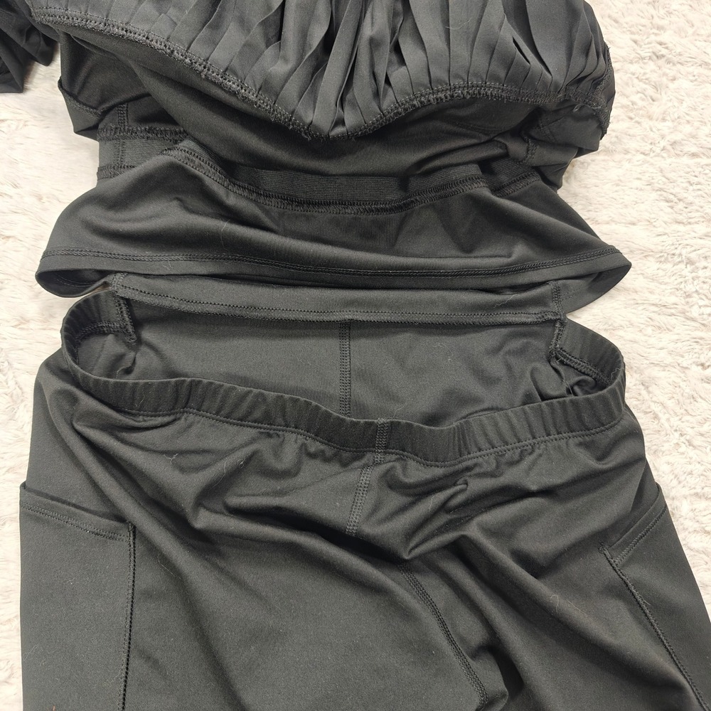 all in motion Black Pleated Tank Dress - Picture 8 of 12